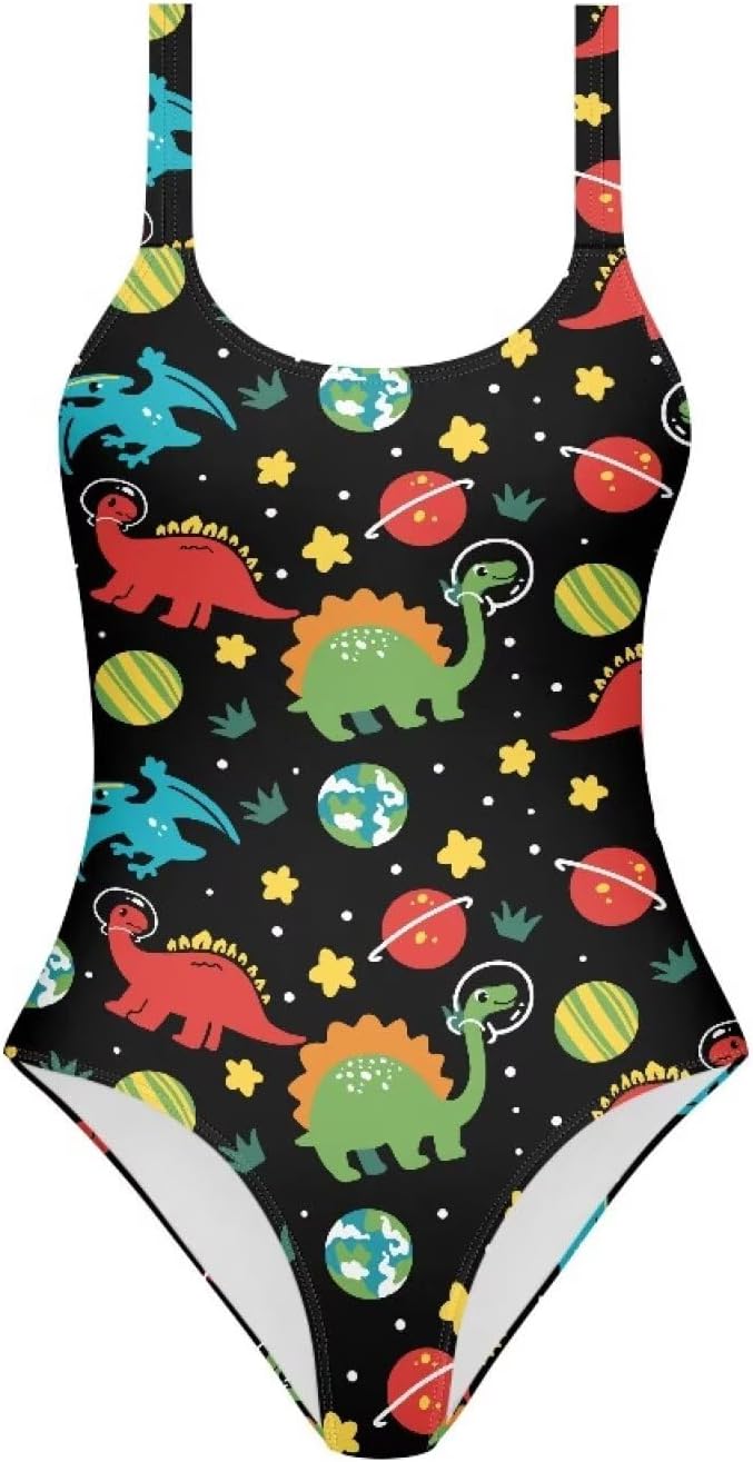 Kids Cute Tankini Girls Swimsuits One-Piece Bikini Swimsuit Athletic Quick Dry Swimwear Teens Bathing Suit Size 7-8
