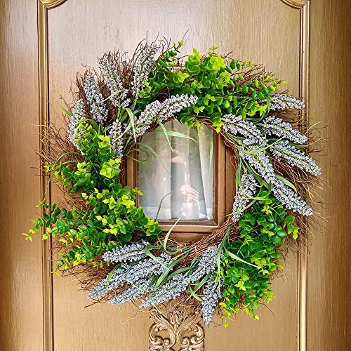 Temchy 12 Bundles Artificial Boxwood Stems Faux Plants Shrubs, Fake Uv Resistant Greenery Foliage Spring For Farmhouse, Home, Garden, Office, Patio, Wedding And Indoor Outdoor Decor #TOP6