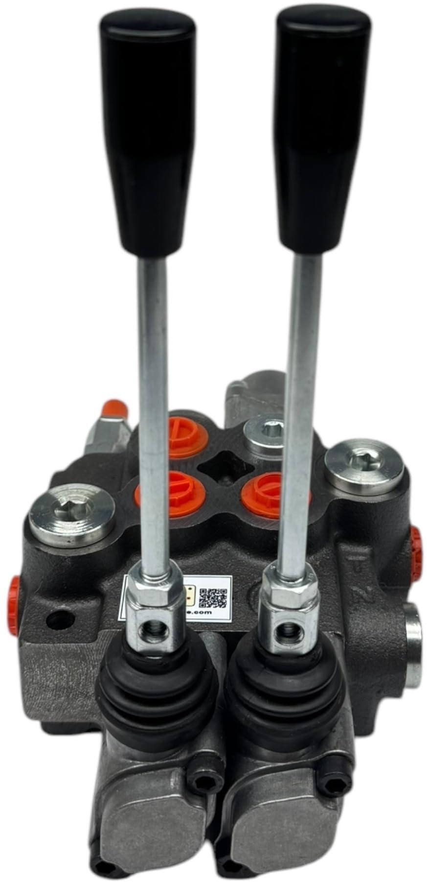 Distributore oleodinamico per trattore 2 leve -1 doppio effetto + 1 semplice effetto con blocco in tiro 3/8" 45 Litri 300 bar