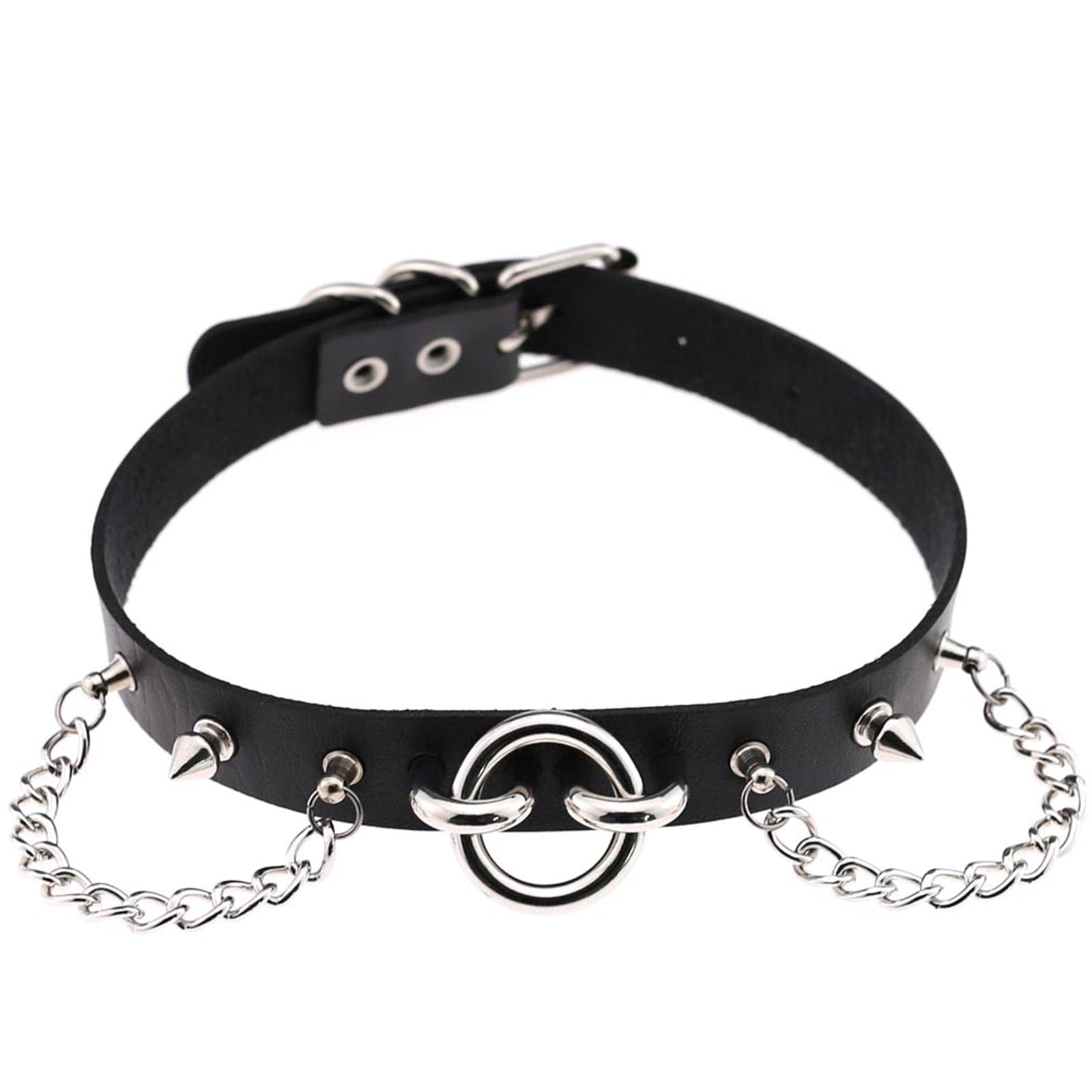 WEITING New Goth Punk Spike Nieten Choker Halsband fr Frauen Steampunk  Pentagramm Halskette Emo Halsband Gothic Zubehr - Stil 6 schwarz :  Amazon.de: ...