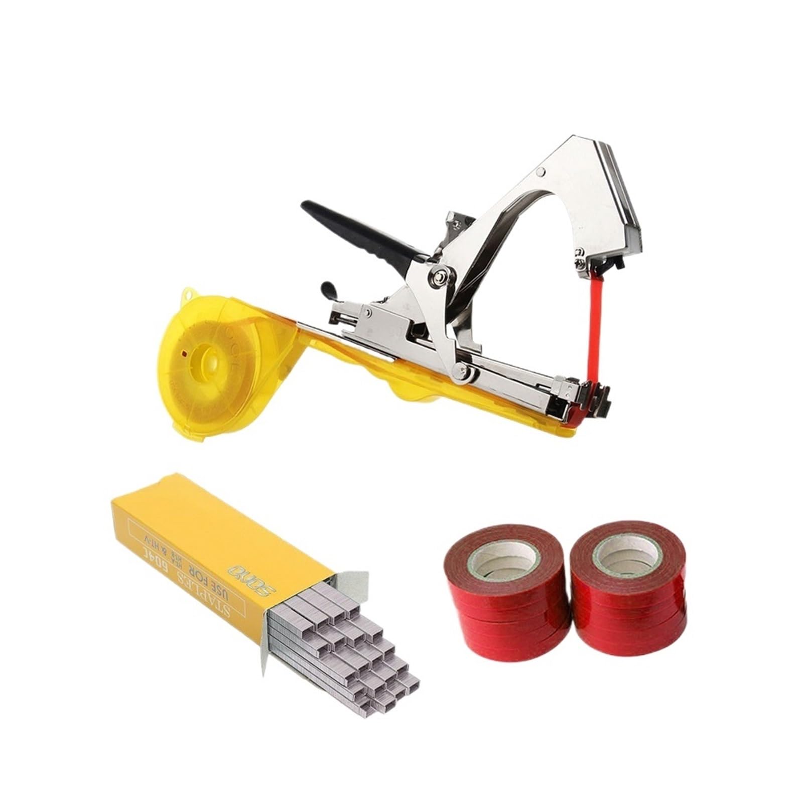 Rilegatura a Pettine APPETTRIA DI PIANTA DI PIANTA DI PIANTA MACCHINA A MATRINA TAPENER Macchine rilegatrici(YELLOW 10PC Red)