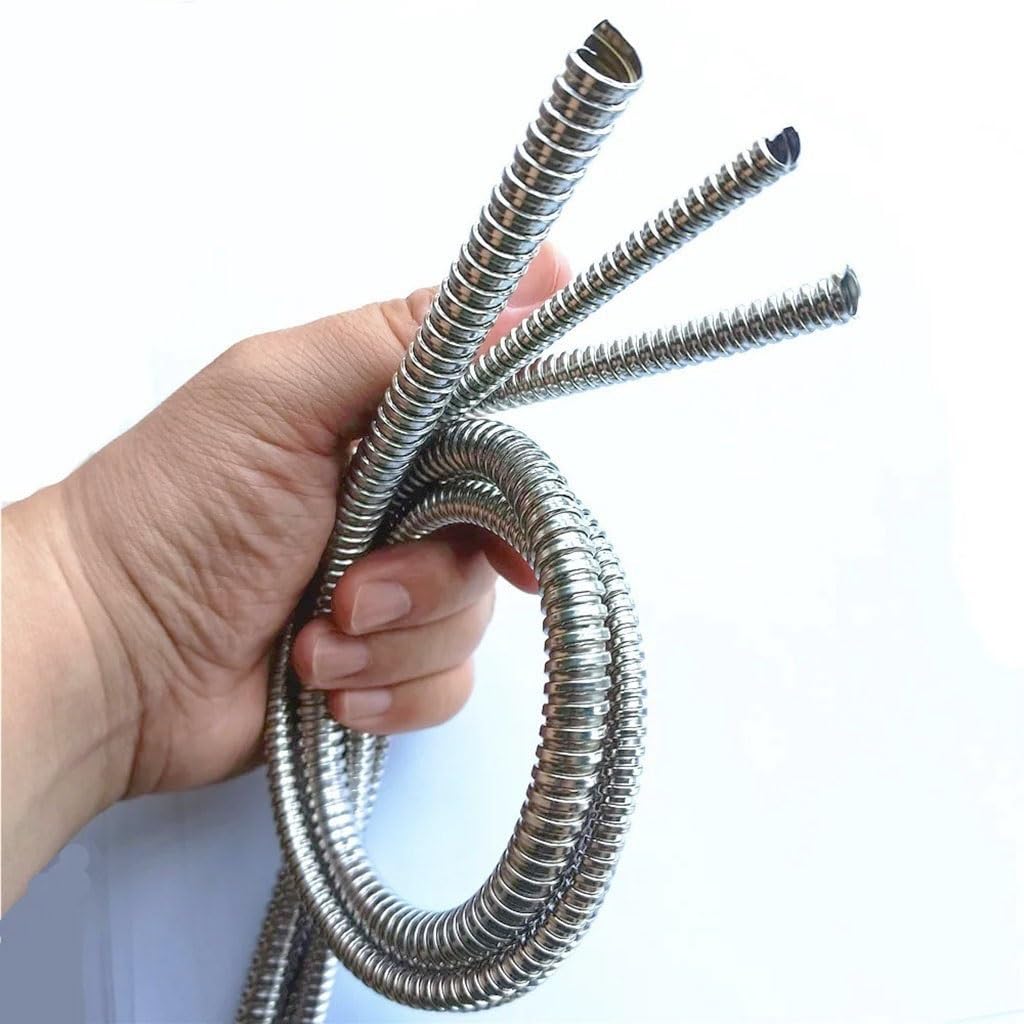Tubo Corrugado De Acero Inoxidable 304 De 3 Metros (4/6/8/10/13/16/20 Mm), 1 Unidad(20x24mm)