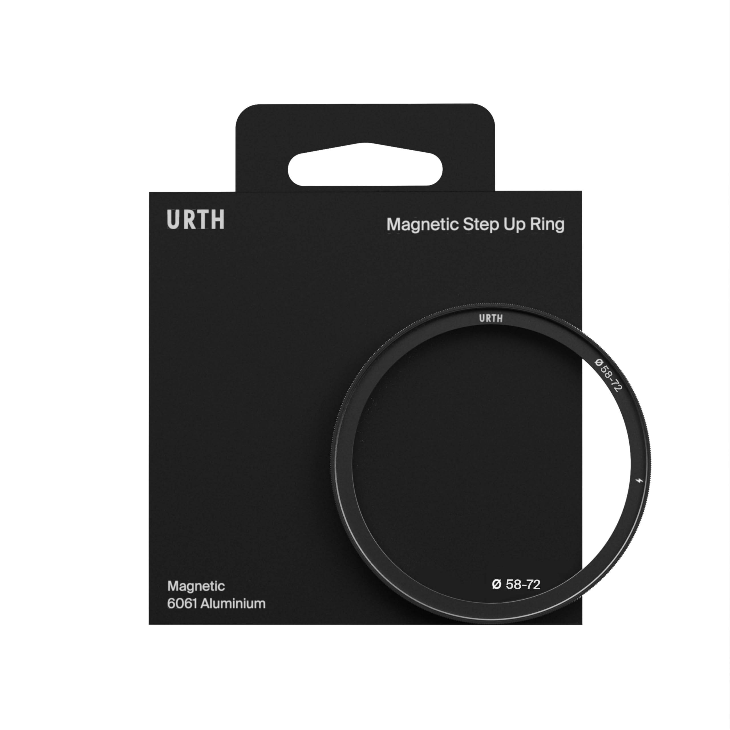 Urth 58-​72mm Anello Step-​Up Magnetico Adattatore per Filtri - Fissa magneticamente filtri 72mm a obiettivi 58mm