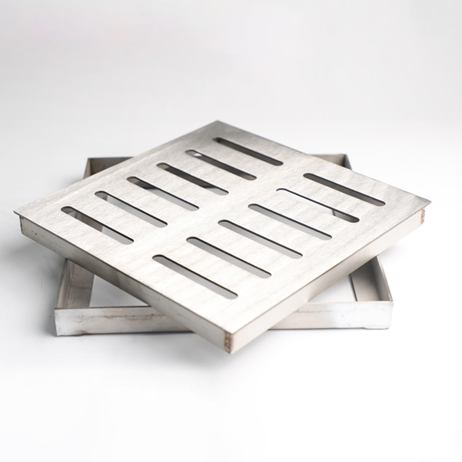 Efficient Drainage Grate System 20in Channel Drain for Plazas Bathrooms & Parking Lots Perforated Design for Optimal Water Flow (50cm)