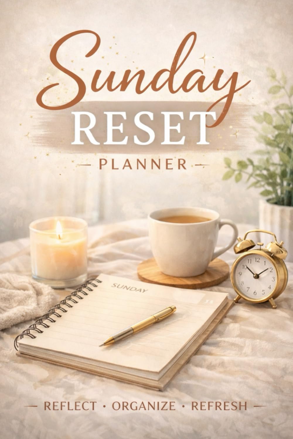 Sunday Reset Planner: Weekly Life Planning, Goal Setting, Habit Tracking and Mind Reset