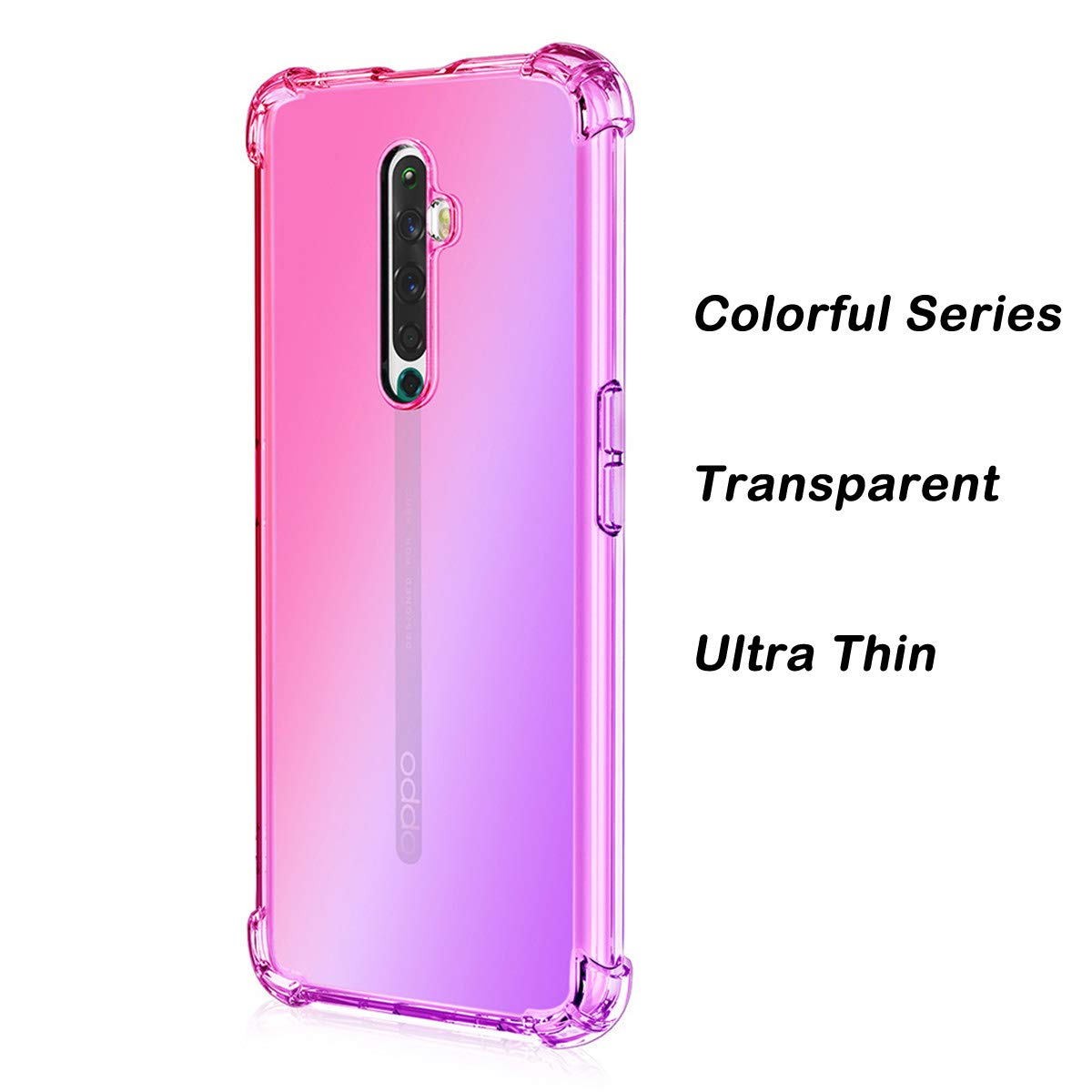 Coque De Protection Transparente TPU Pour Oppo Reno Série | Compatible Reno Z, Reno2, Reno3, Reno4, Reno5 Pro
