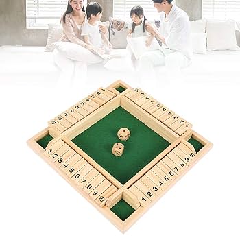 Amazon.co.jp: liuzhuo シャットザボックス ボードゲーム ダイス