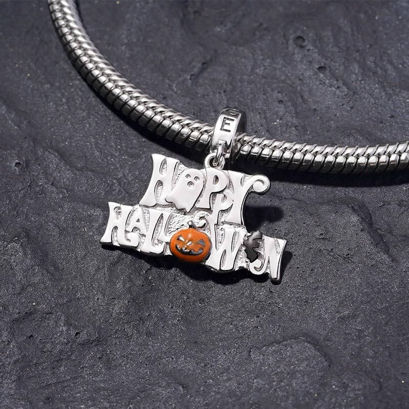 Image of GNOCE Halloween Charm Bracelet Fit Pandora Beads for Women Gift