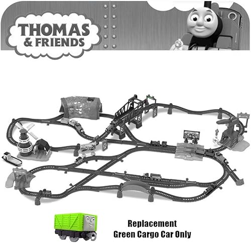 Miniatura 5 de Fisher-Price Piezas de repuesto para el juego de tren Thomas and Friends - GRF01  All Around Sodor Deluxe  Reemplazo de coche de carga verde