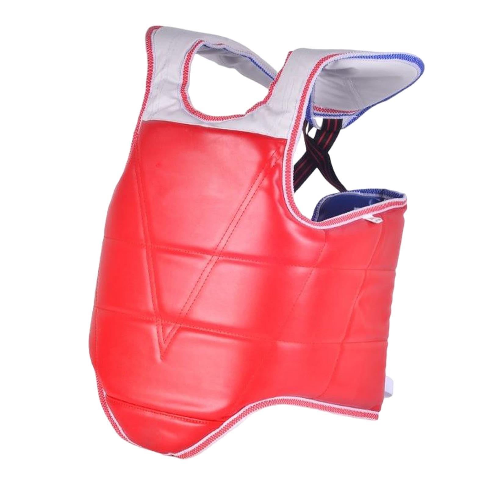 Protector de Pecho Reversible, Equipo de Pecho para Karate, MMA, cómodo Boxeo, Protector Abdominal, Chaleco Protector para Artes Marciales