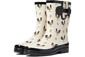 Western Chief Waterproof Mid Rain Boot 'Chicken Crocs'