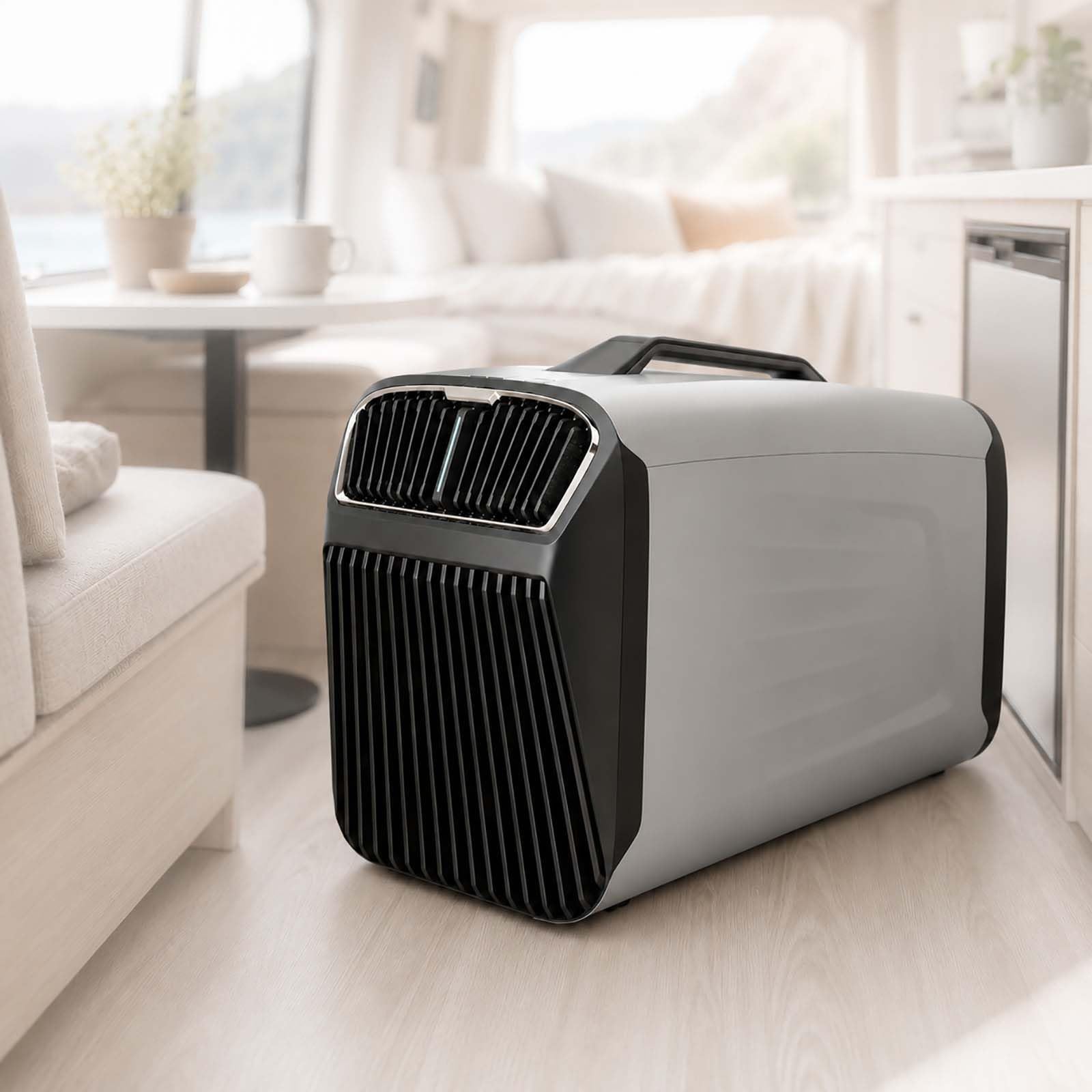 MINHUIJIHUI 5200 Btu Portable Air Conditioner Camping, 400w Energy-Saving Tent Ac Unit with Remote, Fast Cooling, Touch Panel, Quiet 45db for Rv, Tent, Boat and Fishing