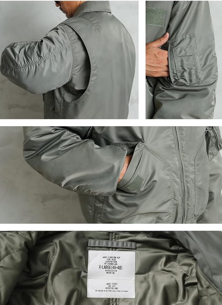 Amazon | [WAIPER] 米軍 CWU-45/P フライトジャケット【WP25】 (JP