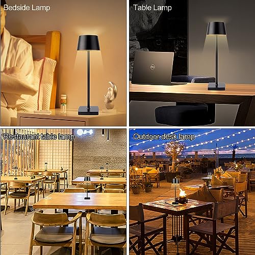 Lampada da Tavolo Senza Fili, 5200mAh Batteria