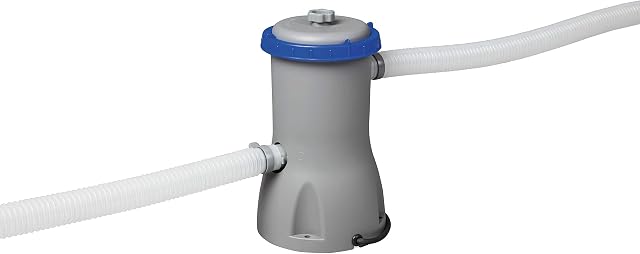 Bestway Flowclear 800gal Filter Pump Swimming Pool, Grey, 31x34.5x26.5 cm