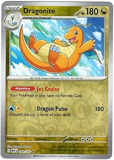 Pokemon Dragonite Reverse Foil Card