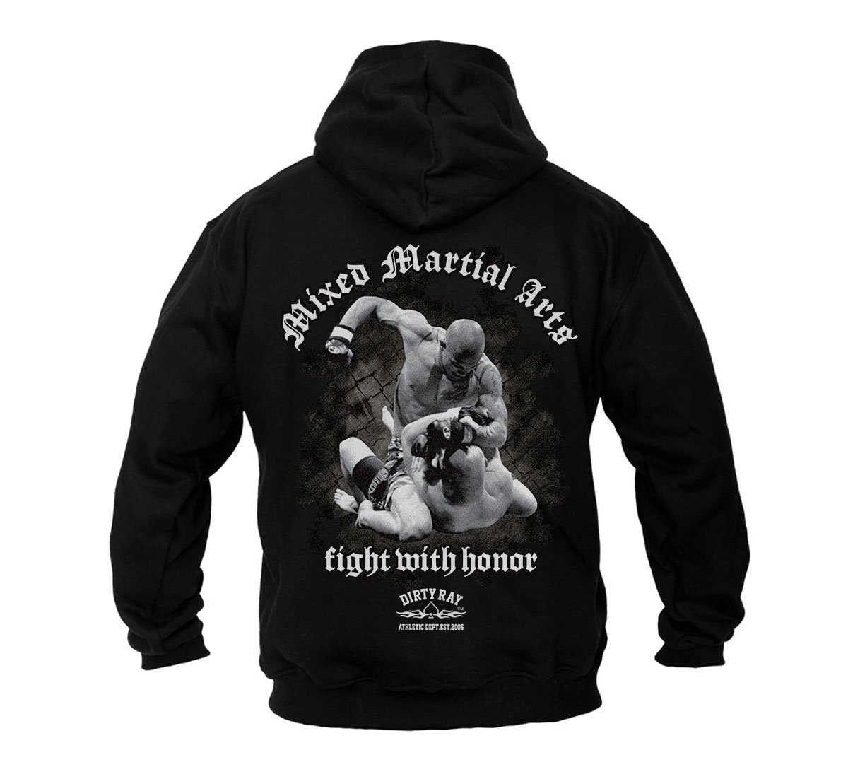 Dirty Ray Arti Marziali MMA Fighter Felpa uomo con cappuccio BDT3