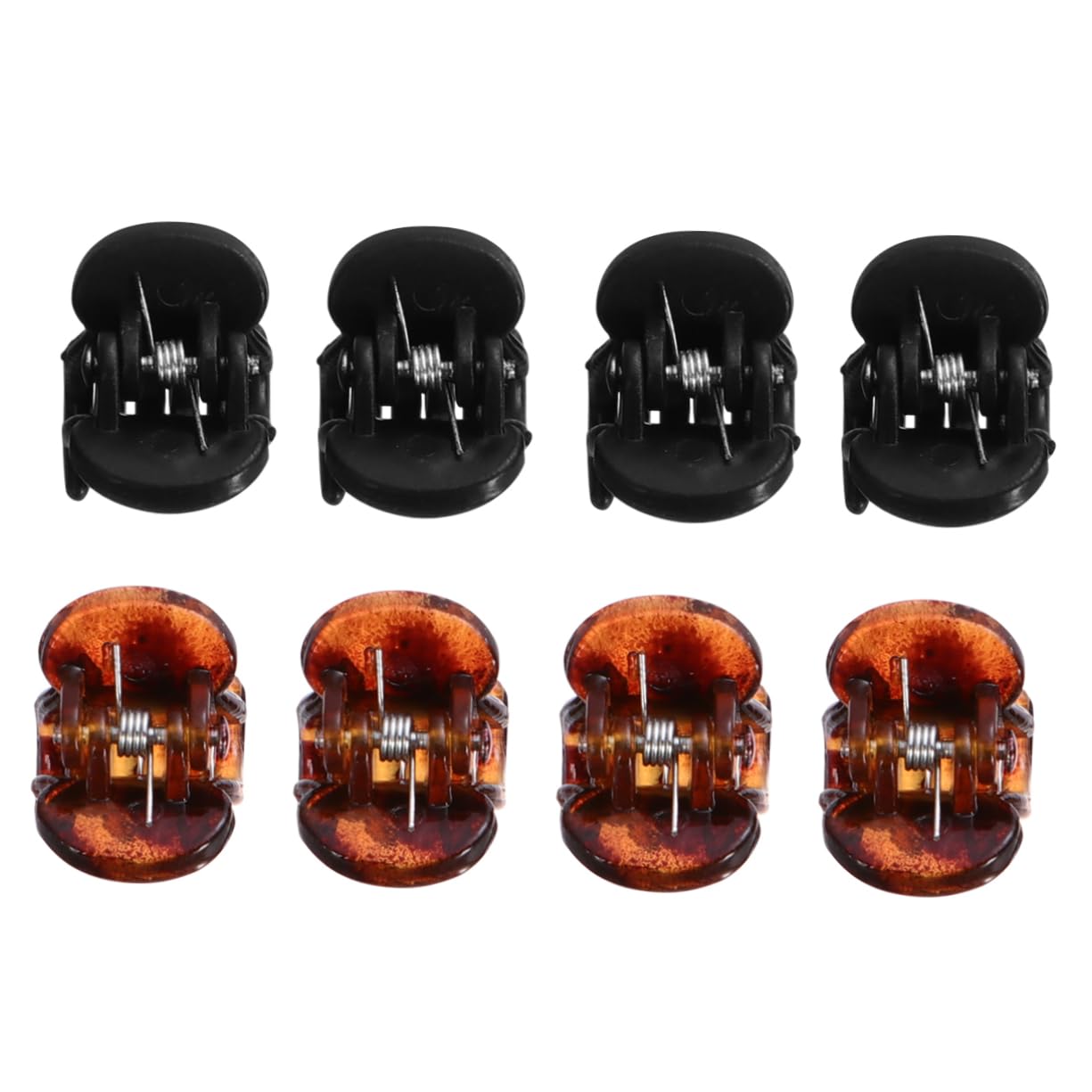 FOMIYES 192stücke Kleine Haarspangen Mini Haarklammern Für Damen Und Mädchen Schwarz Und Kaffee Haaraccessoire Für Frisuren Und Tägliche Nutzung