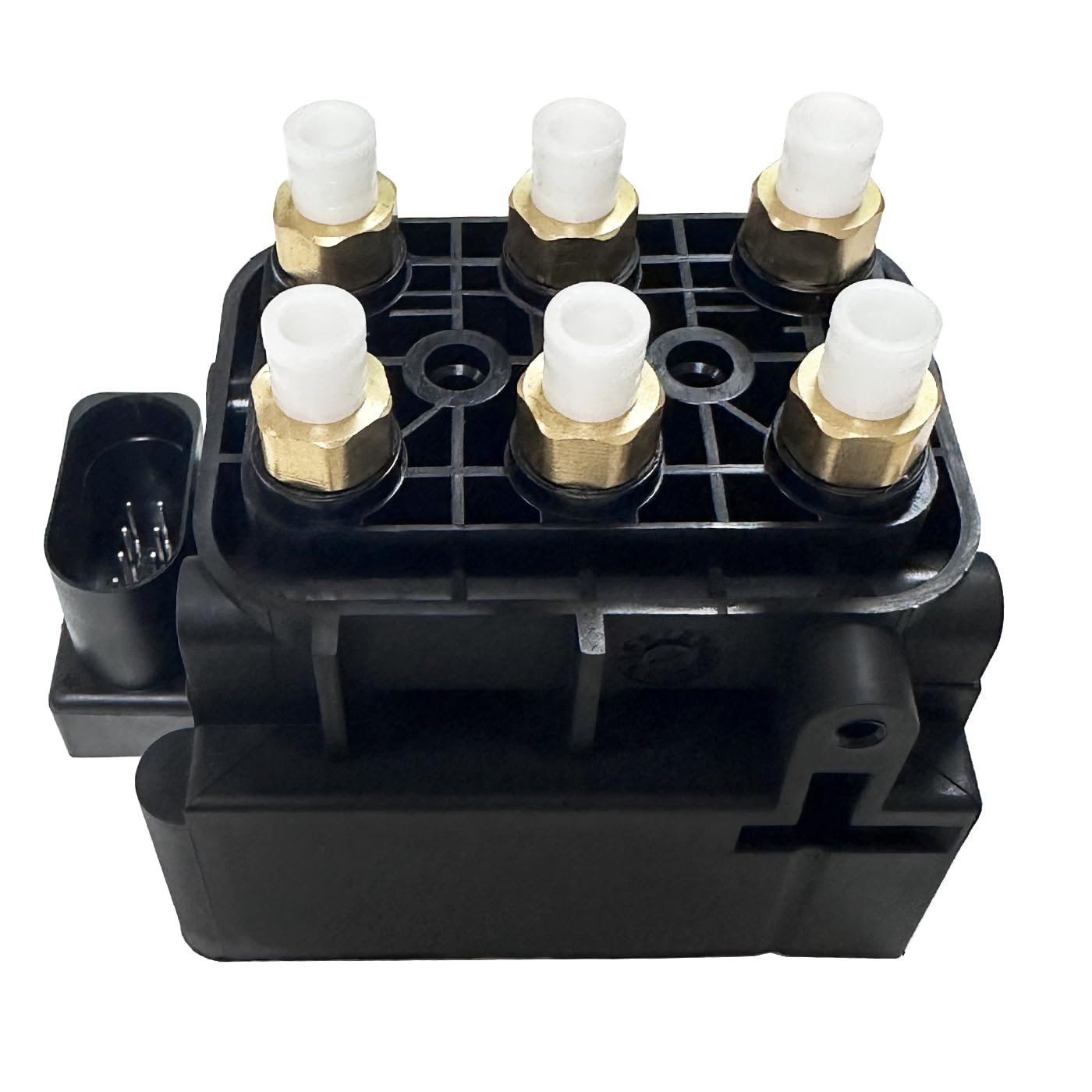 GZYGZAP 1pcs Air Suspension Solenoid Valve Block for Q7 4L VW Touareg 7L Porsche Cayenne, Air Valve Block Air Supply Distribution #OEM 7L0698014 68087233AA