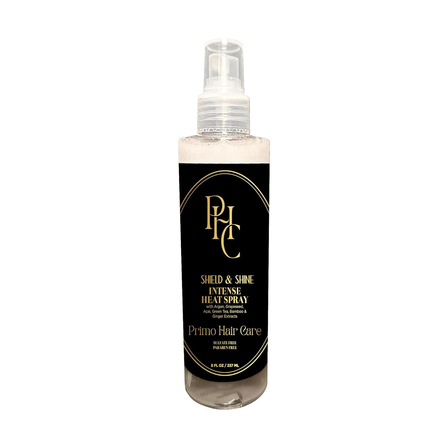 Shield & Shine Intense Heat Spray, 8 FL OZ, Sulfate-Free Heat Protectant with Argan & Acai, Humidity-Resistant