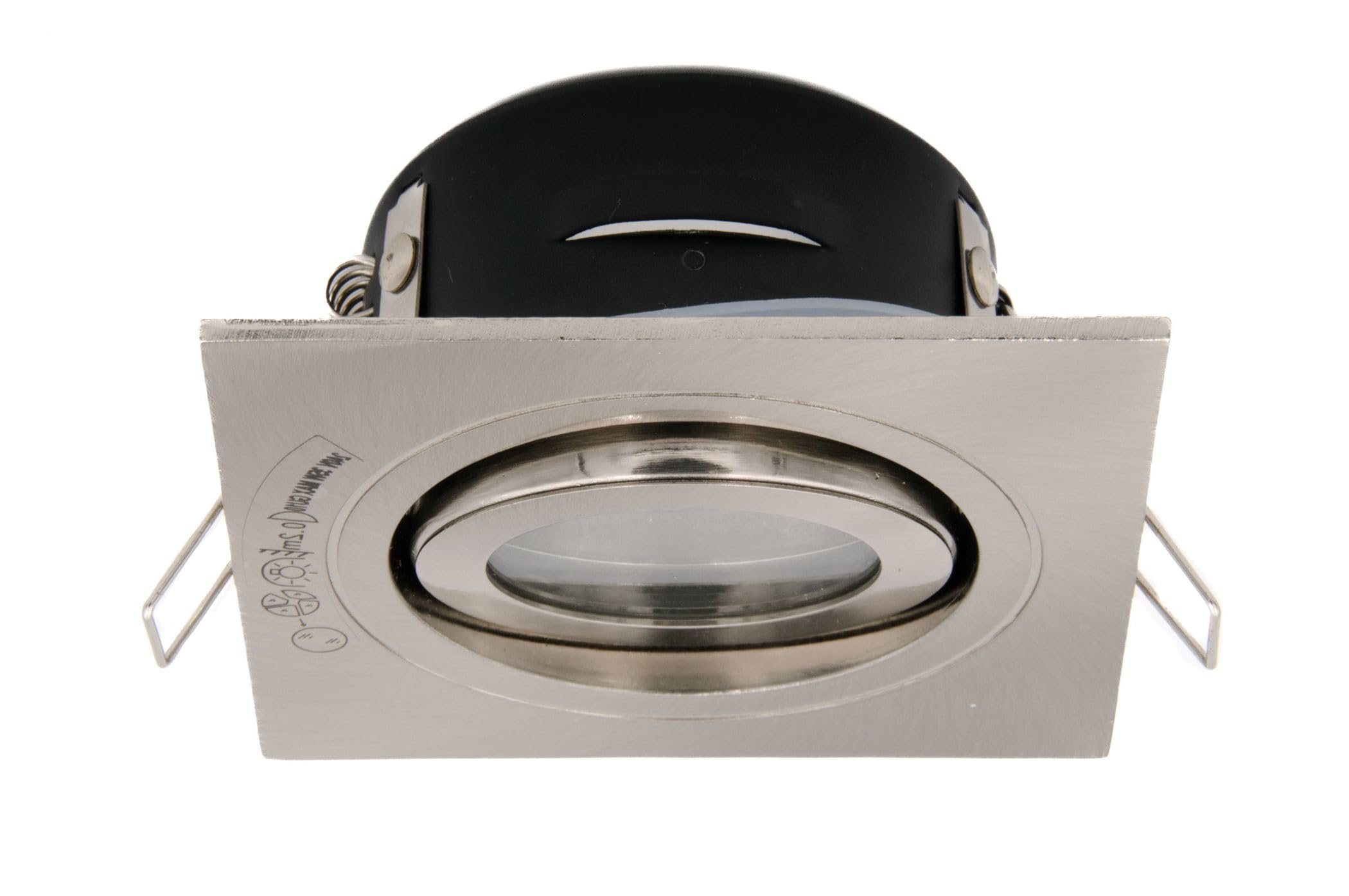 Forum Satin Nickel Spa Spa-35726 Cali Tilt Downlight, Ip65, Square