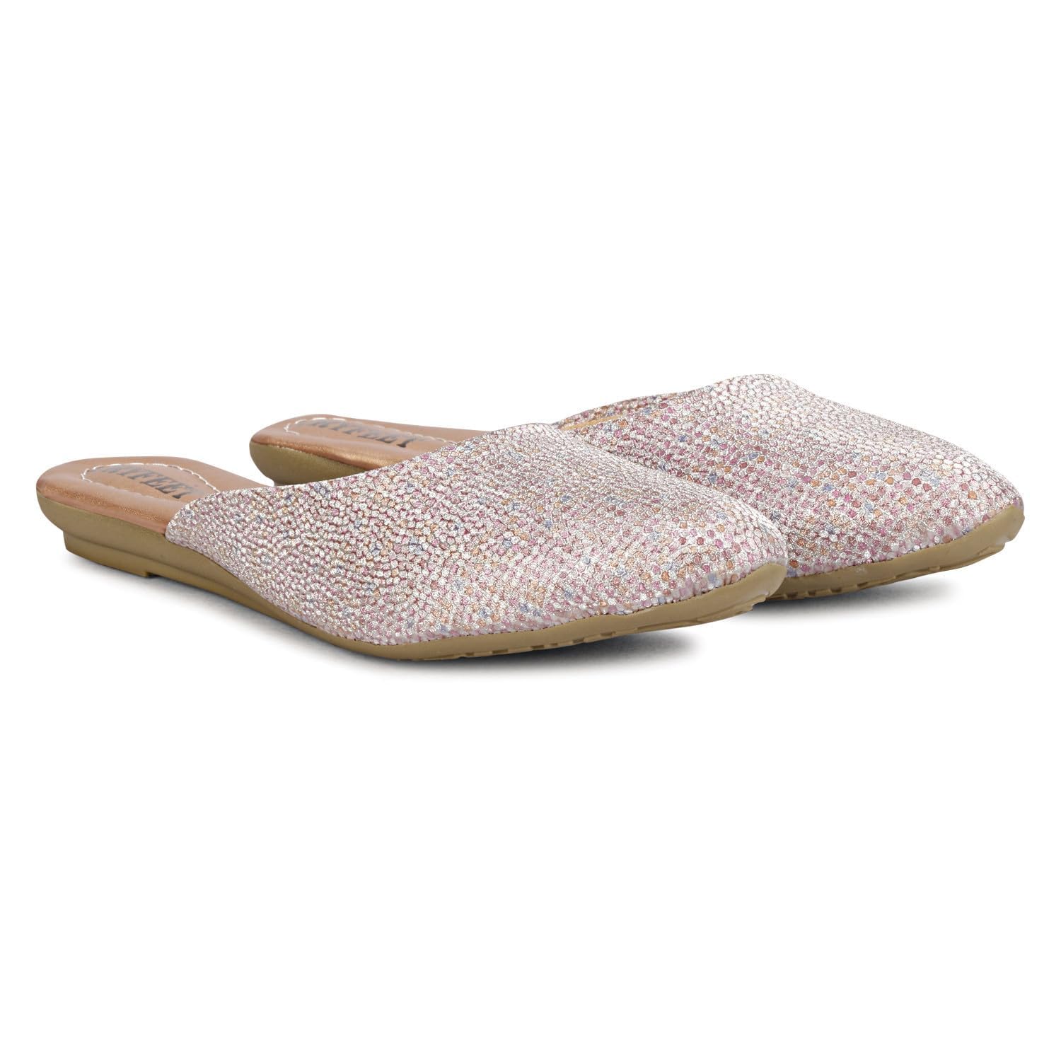 Women's Traditional Flats Ethnic Slip On Mules-image-41