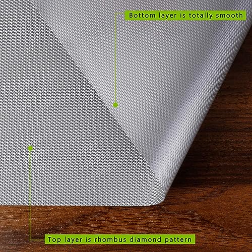 Image of Crasts Multipurpose Super Strong EVA Anti-Slip Kitchen Mats for Cupboard | Washable Shelf Liners for Kitchen Shelves, Cabinet Placemats (Grey, 45W x 500L cm (5L m))