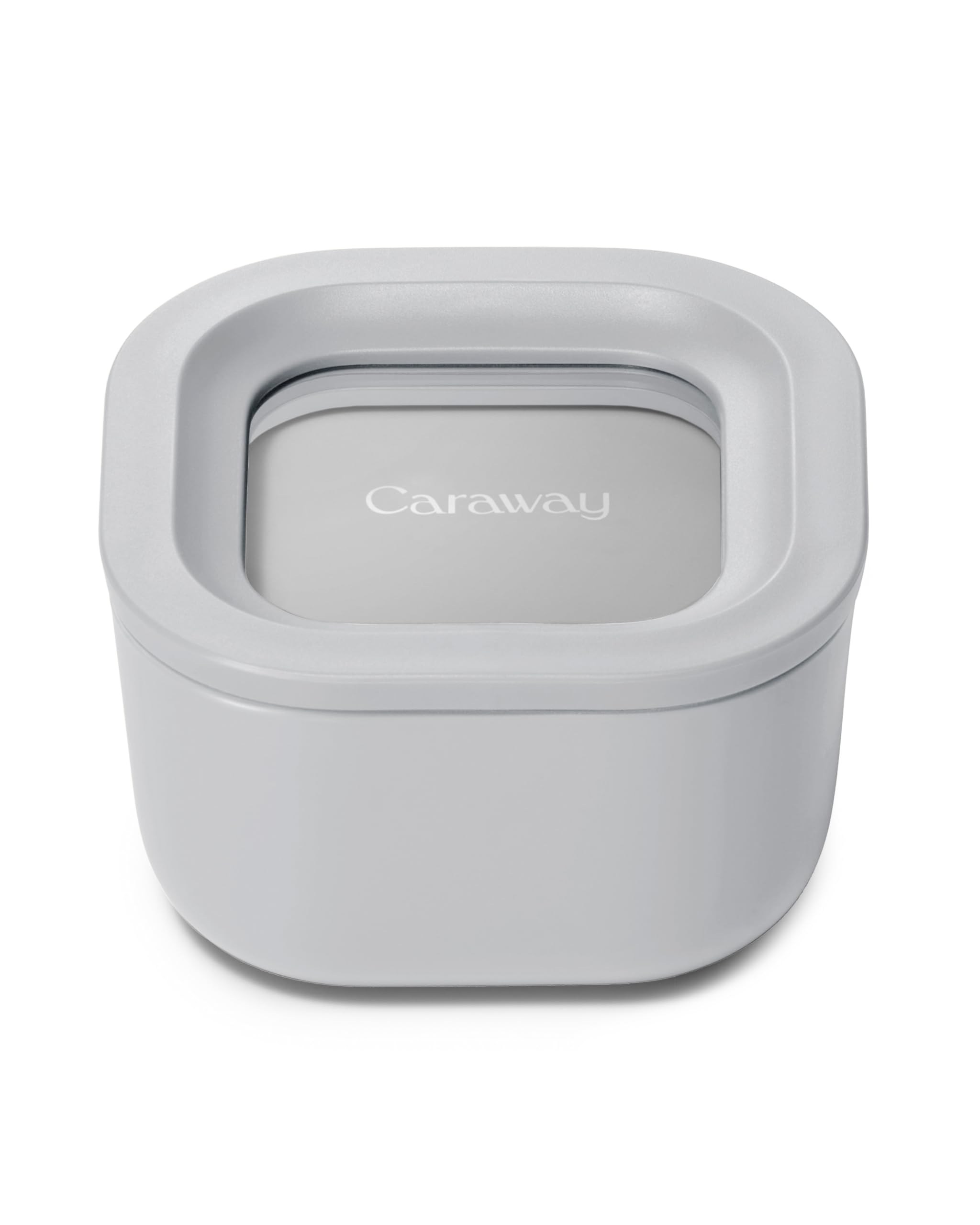 Snapklik.com : Mini Square Food Storage Container - 1.75 Cup Glass ...