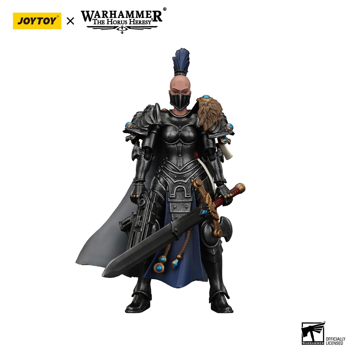 JOYTOY Warhammer The Horus Heresy Sisters of Silence Argent Lynx Vigilator Cadre Vigilator 1-4.17in 1/18 Action Figure with Exquisite Design - Image 2
