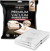 Vista 10 de GENIE SPACE Bolsas de almacenamiento al vacío XXL para ropa, ropa de cama y armarios, 43 x 35 pulgadas, herméticas, reutilizables y a prueba