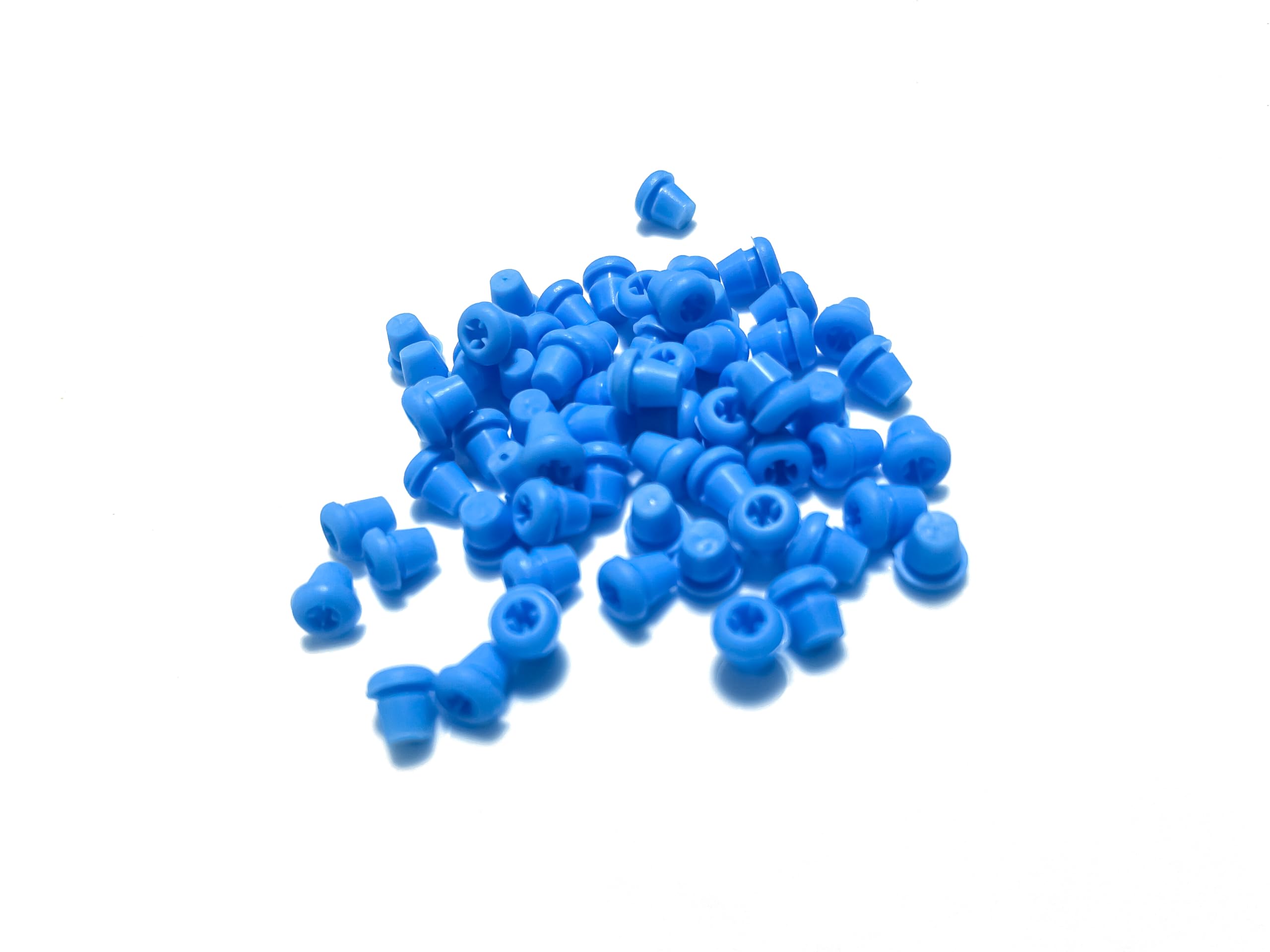 Kurtvenid 500Pcs Silicone Cover For Dental Burs Holder 5Mm Hole Autoclavable Block Fg Ra Burs