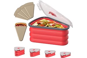 Expandable Pizza Slice Storage Container