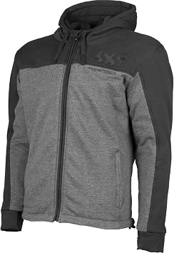 Speed and Strength Mens Hammer Down Armored Hoody, Black/Grey, XL