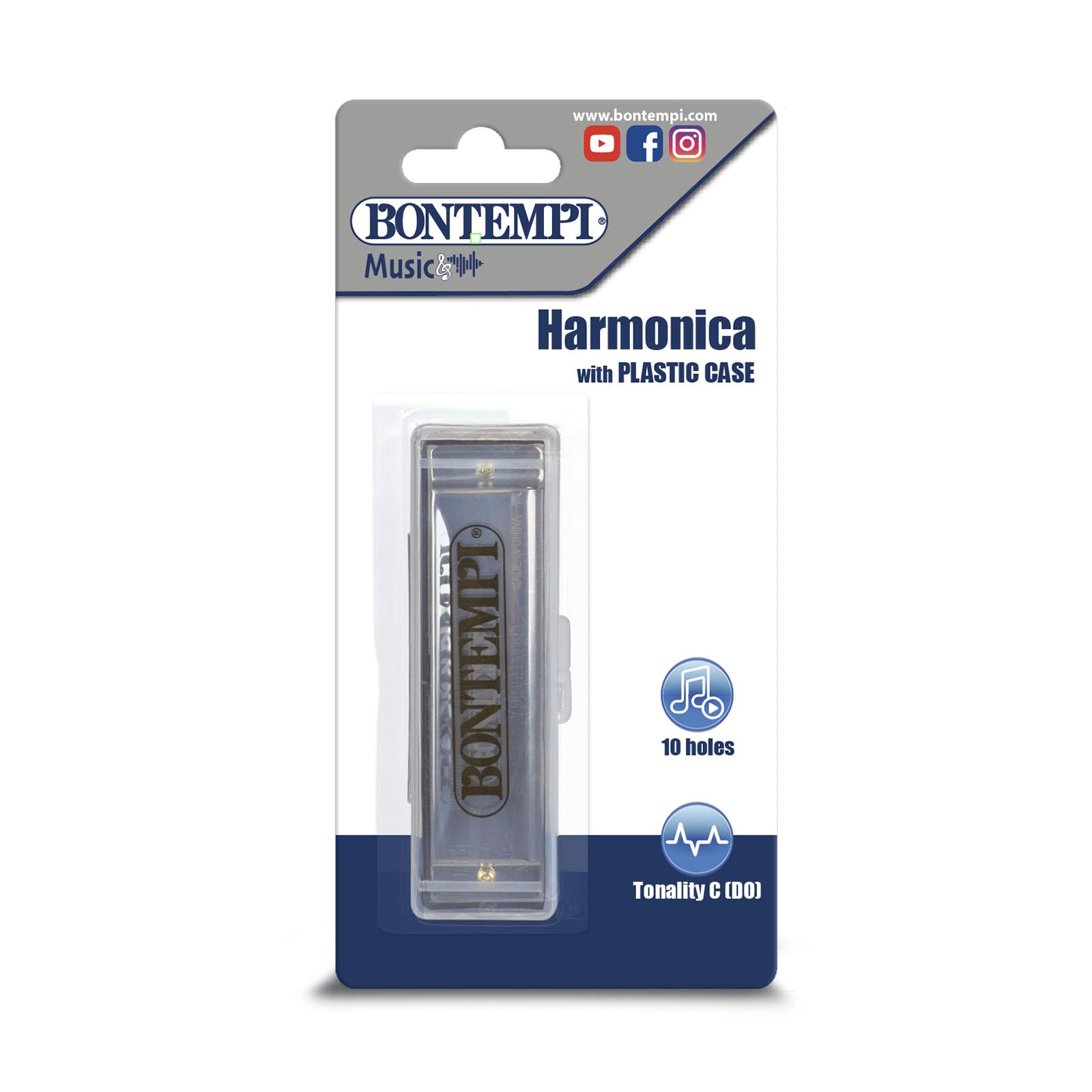 Metalen mondharmonica voor kinderen Bontempi