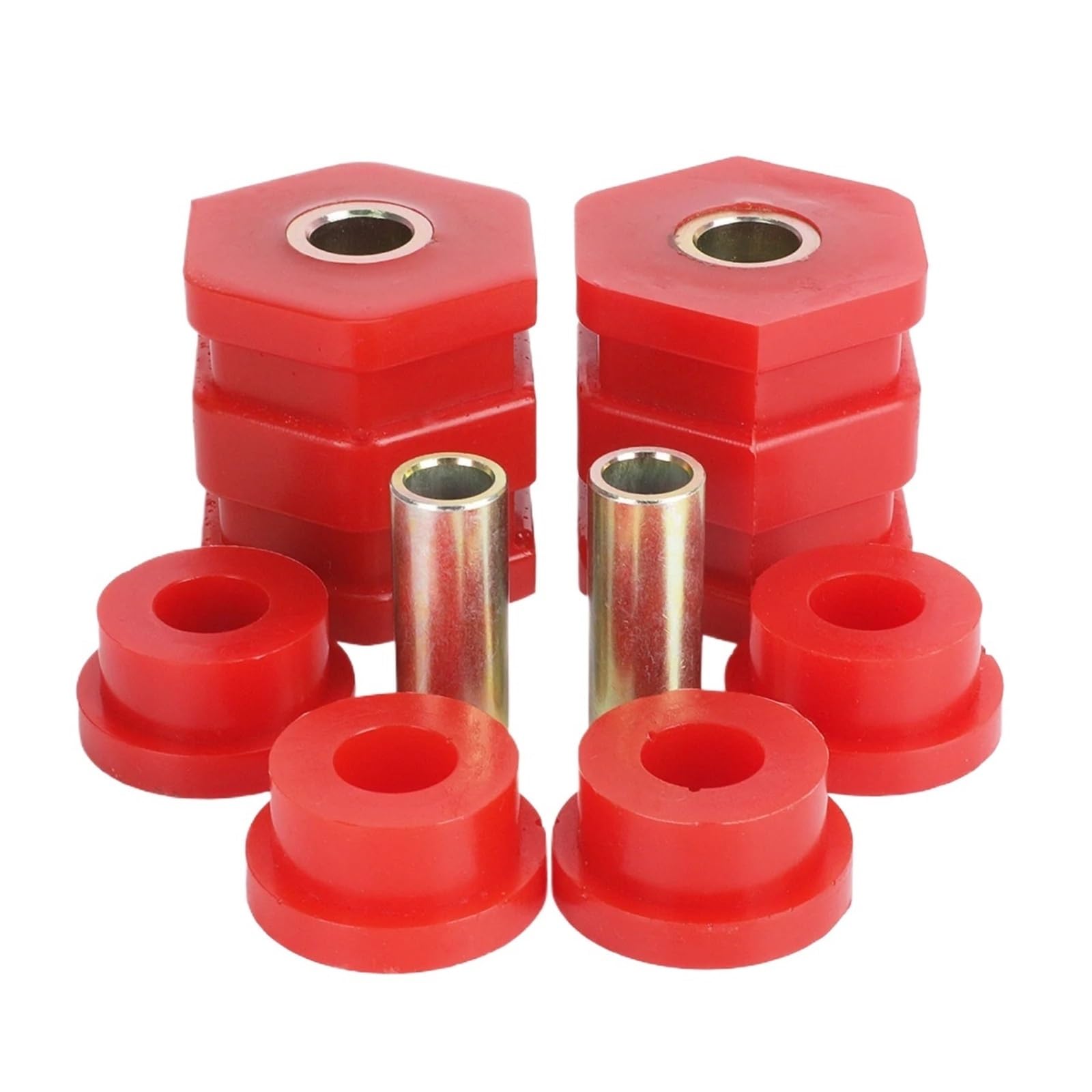 DGHBNP Bushings Fit For Civic EK EJ 1996 1997 1998 1999 2000 Control Arm Bushing Kit Red Car Suspension Arm Bushing Kit Bushing Kit
