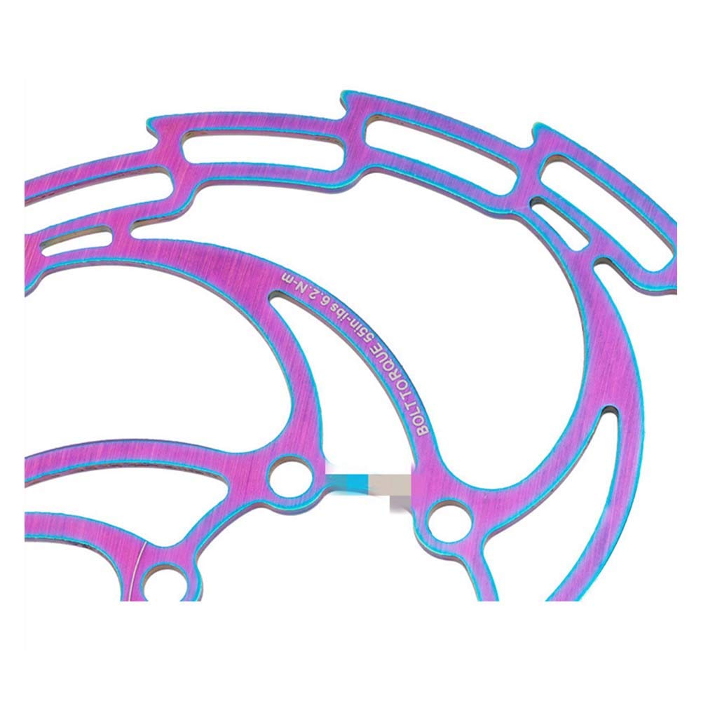 Rotore Freno Galleggiante Colorato Per Bici &ndash; 160/180/203 Mm &ndash; 6 Bulloni &ndash; Compatibile Hope