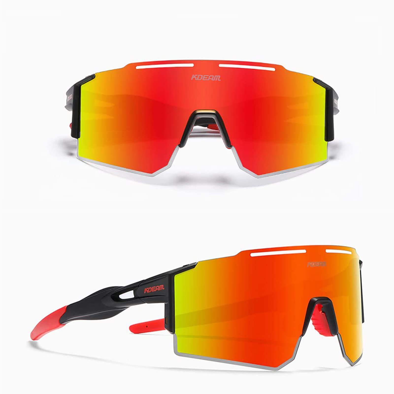 Gafas de sol polarizadas deportivas para hombre y mujer, UV400, gafas de ciclismo resistentes al viento, para conducir, correr, golf
