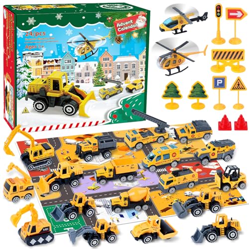 Adventskalender 2025 Kinder,Adventskalender Auto Kinder Spielzeug...