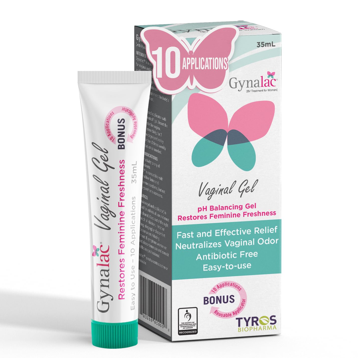 – PH Balancing Dual-Action Gel for Vaginal Health, Relieves Odor, Supports Healthy Bacteria, Fast-Acting, Paraben-Free, No-Mess for Women’s Health