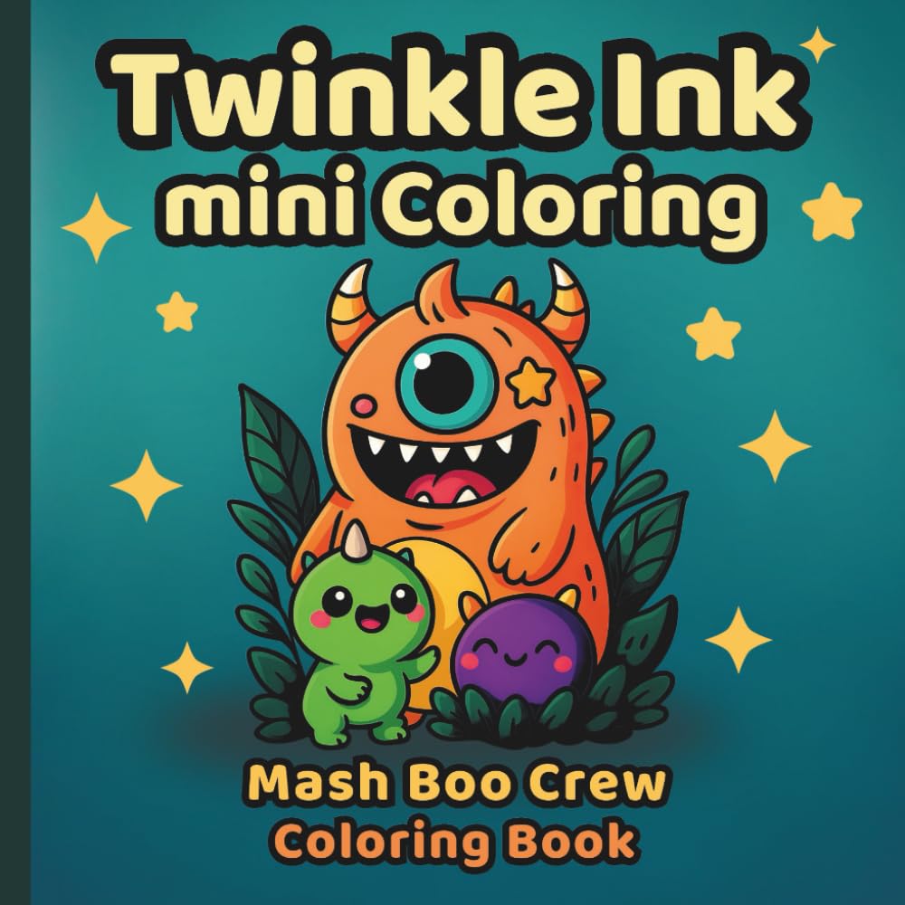 Twinkle Ink Mini Coloring: Mash Boo Crew
