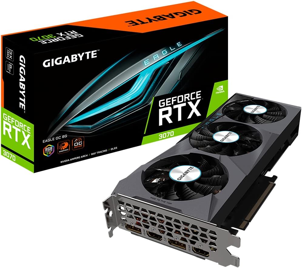 Gigabyte GeForce RTX 3070 EAGLE OC 8G (rev. 2.0) NVIDIA 8 GB GDDR6