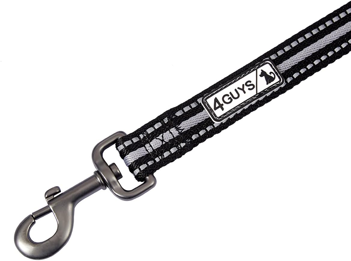 4GUYS Total Control, Multi-Function, Hands-Free Dog Leash, Easy Control for Large and Medium Dogs, No Pull Harness Hiking Walking Running, Safety Reflective Leash at Nighttime