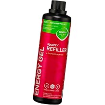Squeezy Energy Gel Refiller Himbeere 500 ml - Sport Energy Gel f r schnelle & dauerhafte Energie bei maximaler Vertr glichkeit beim Laufen Radsport Marathon & Co.
