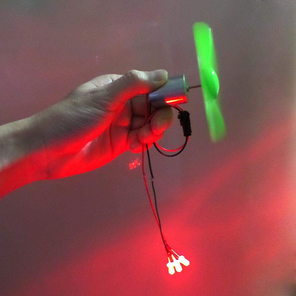 INOOMP Mini-Windgenerator-Set – Physikalisches Lehrmodell, Wasser- Und Windkraftgenerator, Für Kinder & Bastelprojekte, Mit Glühbirne, Kupfer & Aluminium