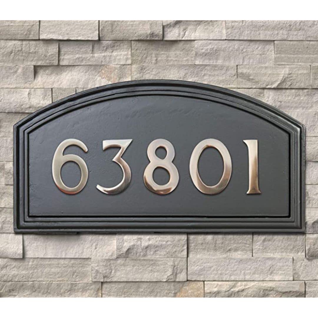 Imperial Mailbox SystemsAluminum Wall Mounted Address Plaque