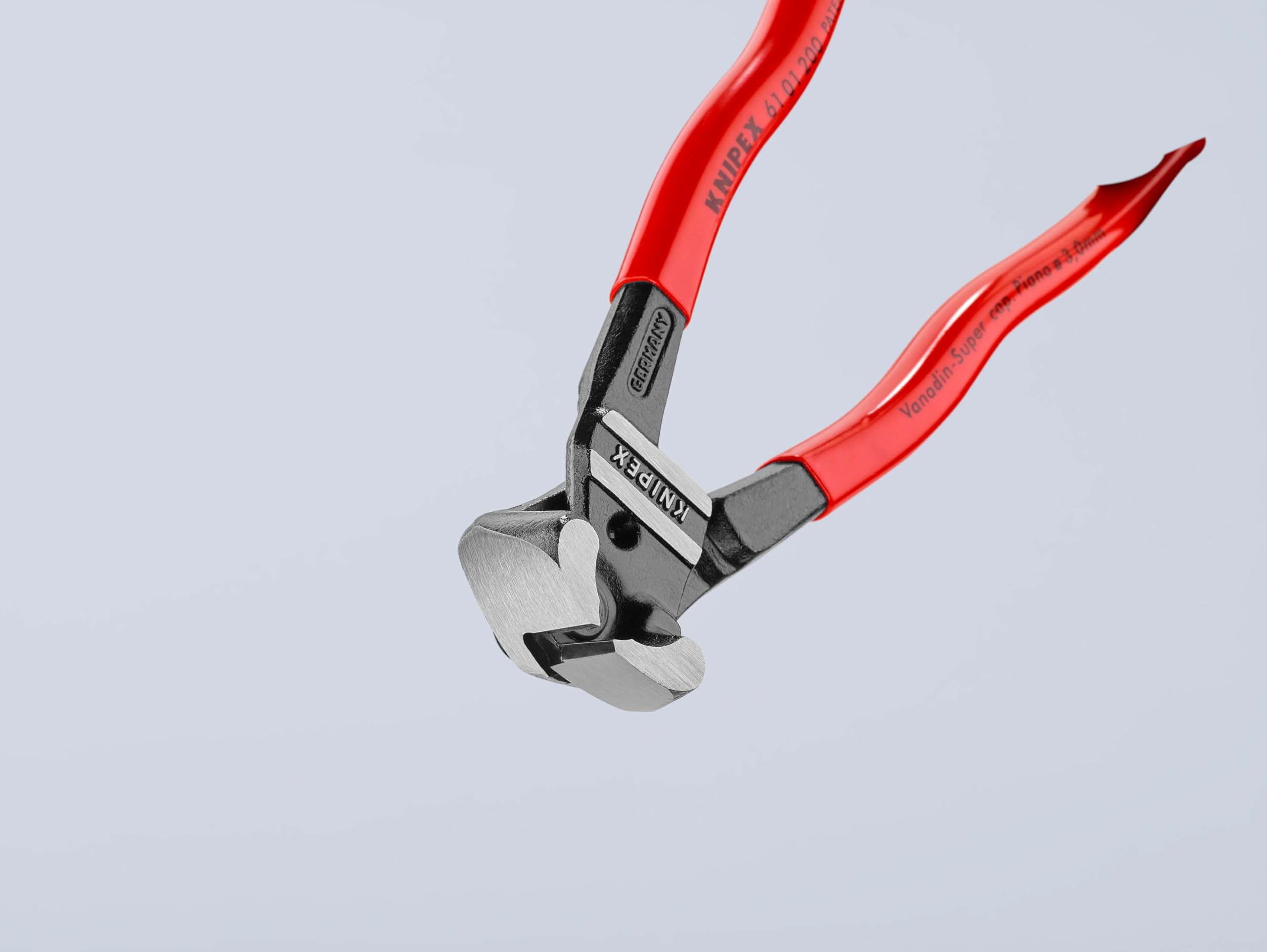 KNIPEX Tronchese con taglienti frontali per bulloni a grande forza di taglio rivestiti in resina sintetica 200 mm, 61 01 200