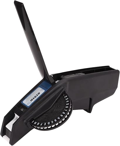 Miniatura 9 de Embossing Label Maker, Manual Label Printer, Label Maker, for DIY Labeling Projects One Hand Operation(Black)