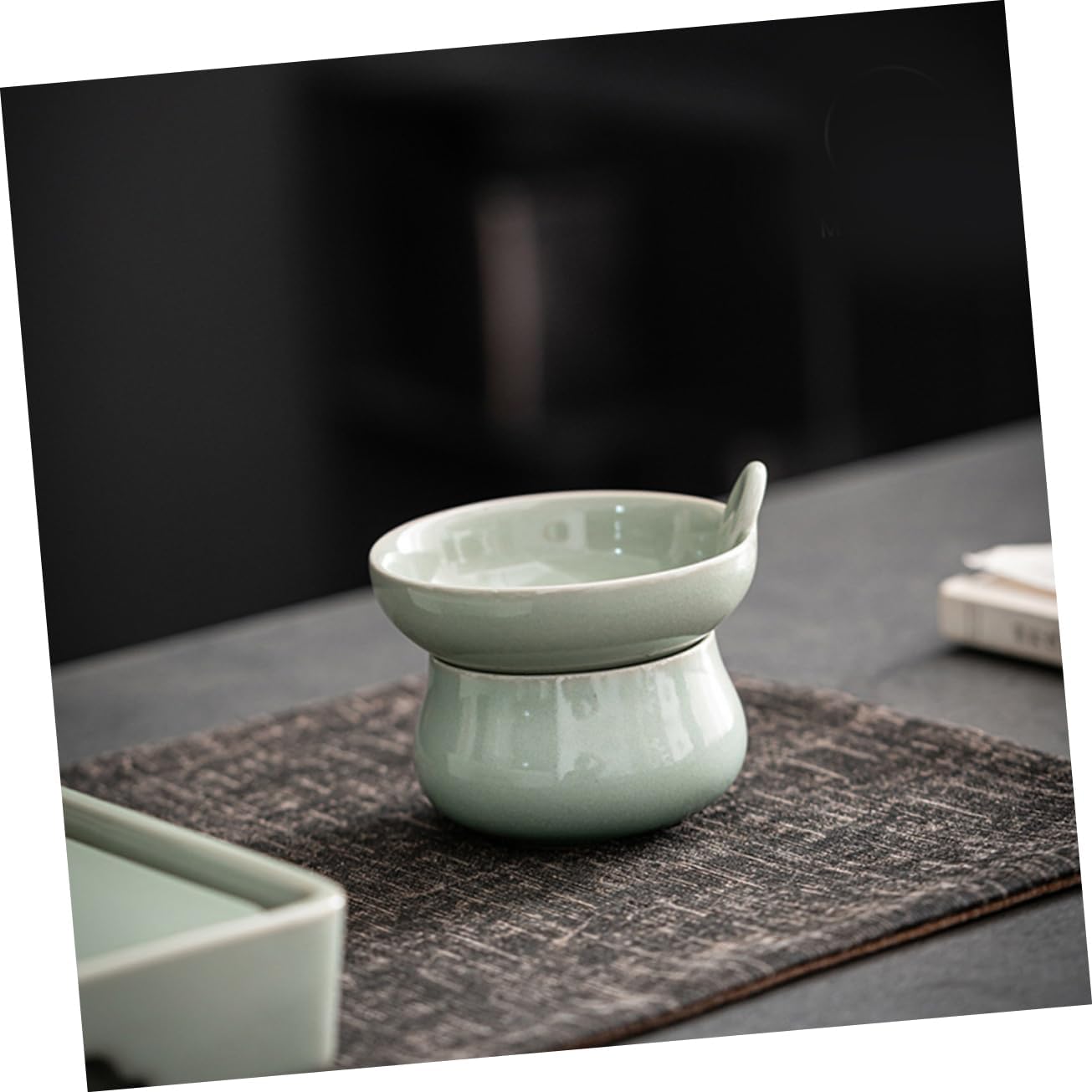 Zerodeko Tea Filter Chinese Tea Filter for Tea Lovers Tea Strainer Adornment Porcelain Tea Strainer