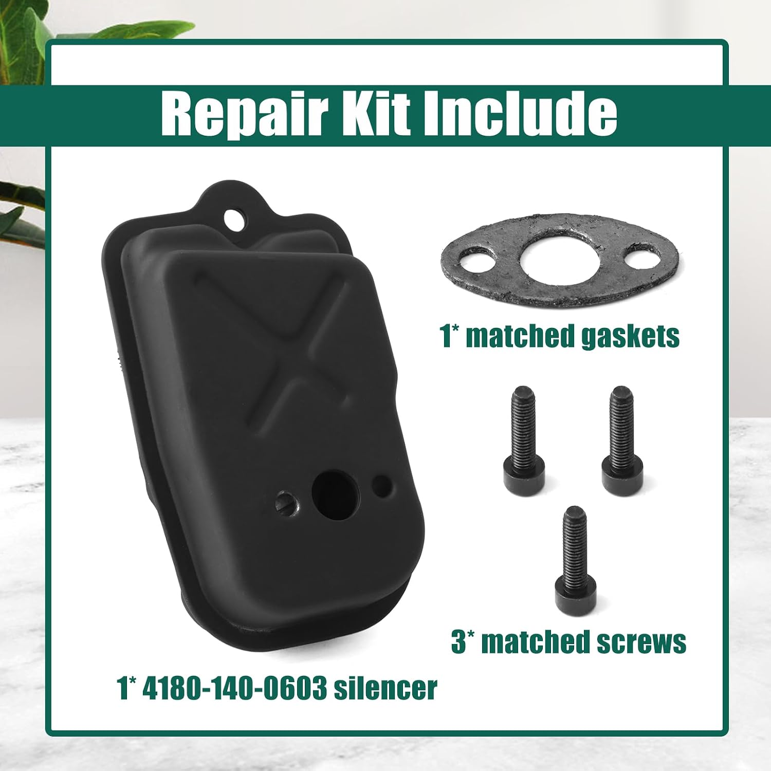 YUXIVCNE 4180-140-0603 Muffler/Exhaust Replacement for Stihl FC100 FC110