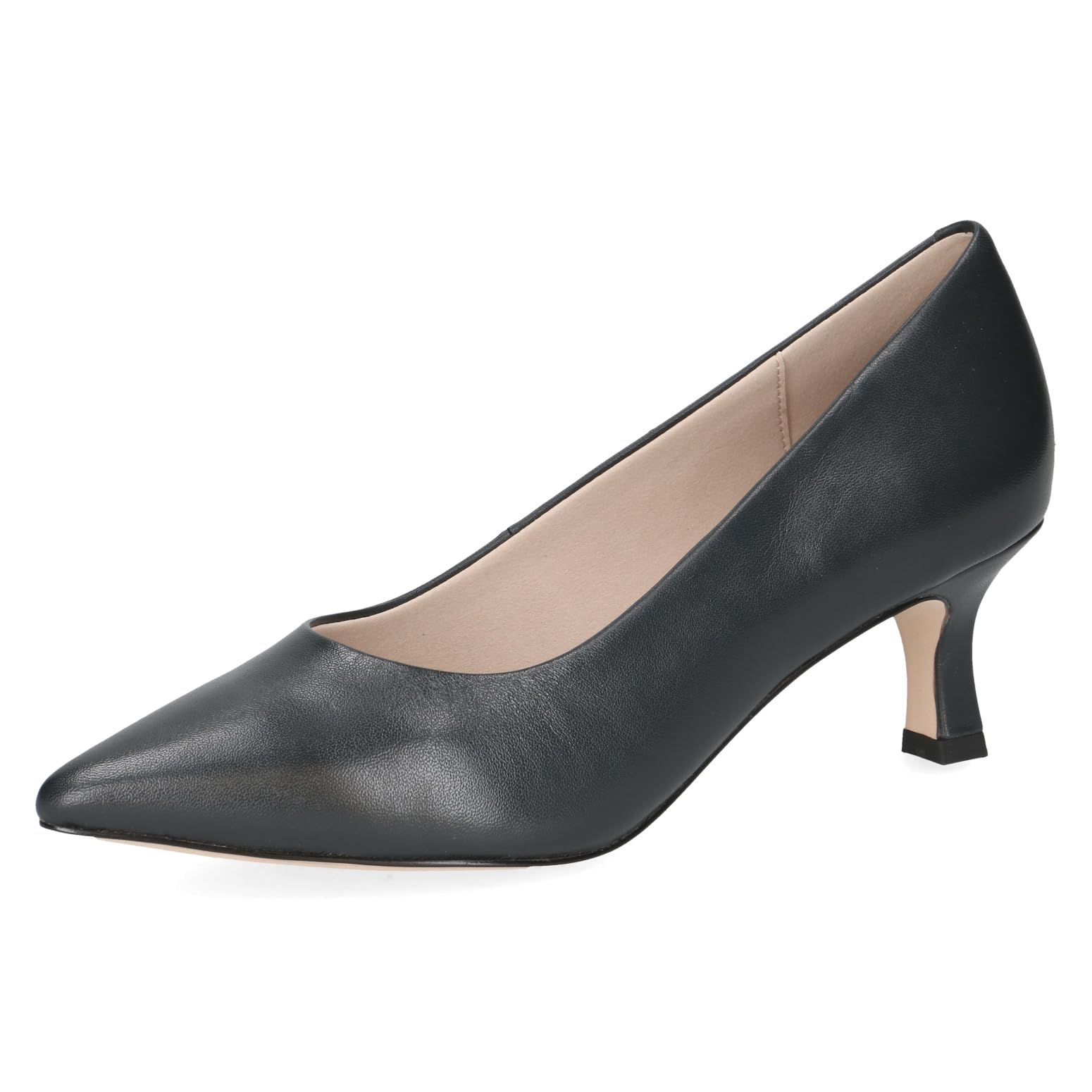 CAPRICE Women's Leather Pumps, Blue (Ocean Nappa), 5.5 UK